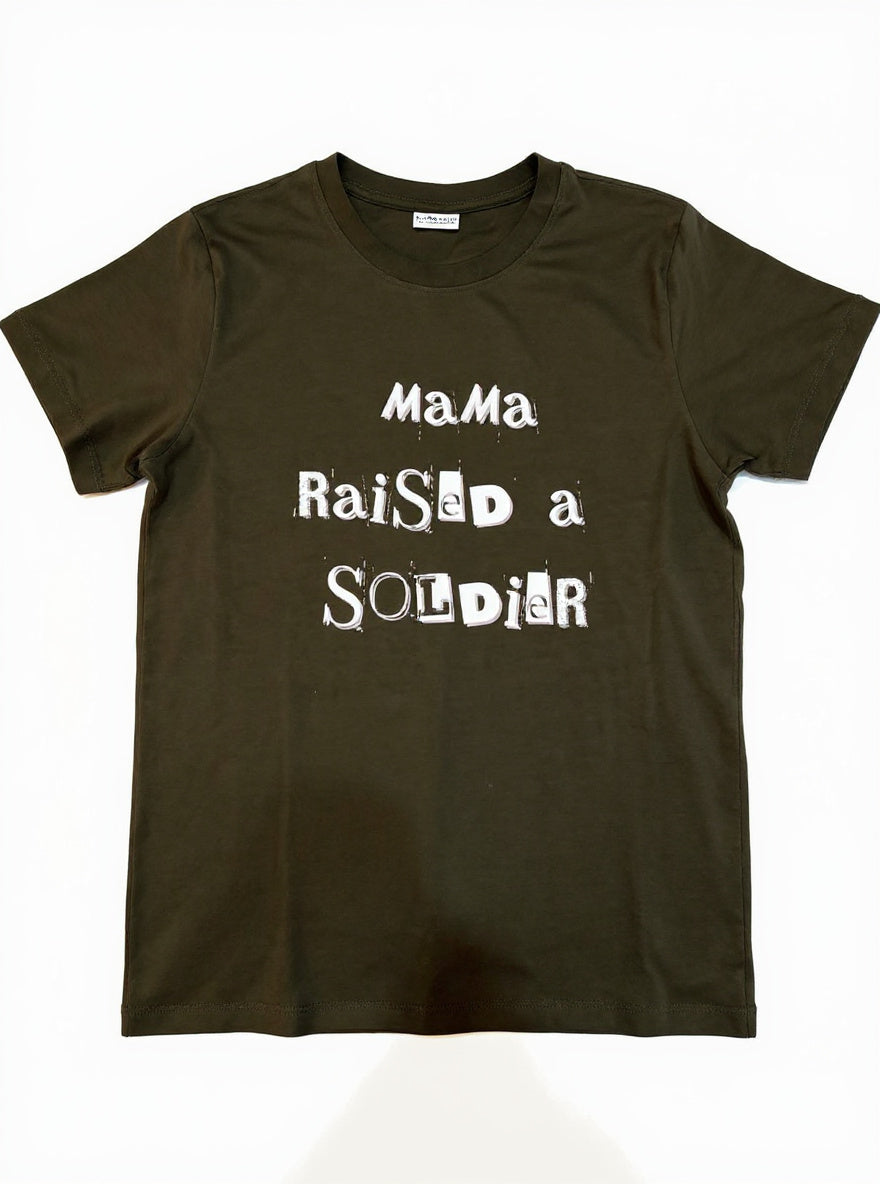 Mama raised a soldier/ Jade Warrior tee